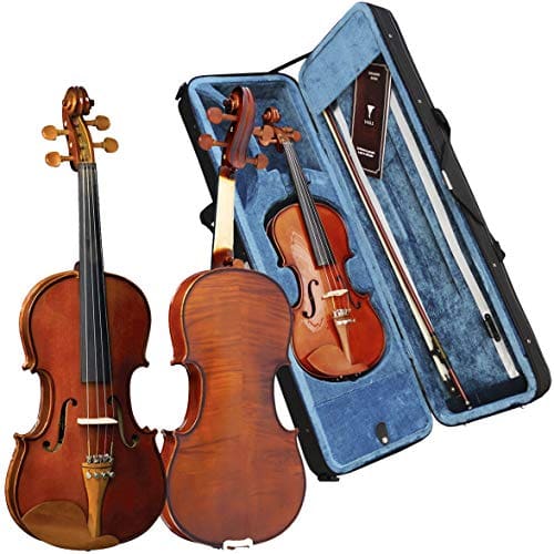 Violino Eagle VE441 detalhes do verniz brilhante